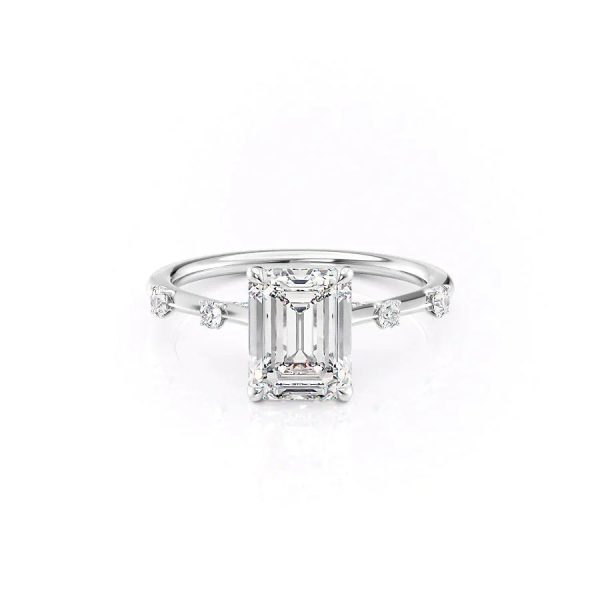 The Serena Set With A 2.5 Carat Emerald Lab Diamond Online Hot Sale