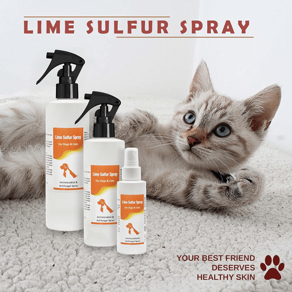 Bundle of Classic s Lime Sulfur Pet Skin Cream and Spray Discount