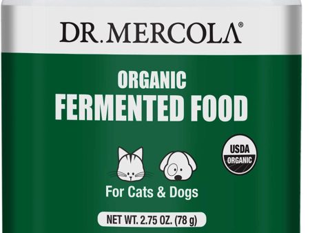 Dr. Mercola Organic Fermented Food for Cats & Dogs, 2.75 Oz. per Container (78G), Non GMO, Gluten Free, Soy Free, USDA Organic Cheap