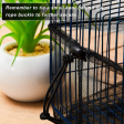 Adjustable Bird Cage Net Cover Birdcage Seed Feather Catcher Soft Skirt Guard Birdcage Nylon Mesh Netting for Parrot Parakeet Macaw round Square Cages (Black,118 X 39.4 Inch  300 X 100 Cm) Online