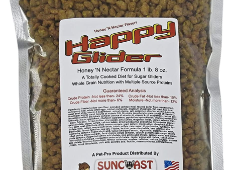 Happy Glider 1 Lb 8 Oz Bag of Nutrient Dense Premium Sugar Glider Food. Honey  N Nectar Cheap