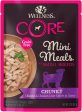 Wellness CORE Natural Grain Free Small Breed Mini Meals Wet Dog Food, Chunky Chicken & Chicken Liver Entrée in Gravy, 3-Ounce Pouch (Pack of 12) Discount