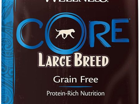 Wellness CORE Grain-Free High-Protein Large Breed Dry Dog Food, Natural Ingredients, Made in USA with Real Chicken (Puppy and Adult Recipes) Fashion