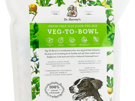 Veg-To-Bowl Dog Food, Human Grade Dehydrated Base Mix for Dogs, Grain Free Holistic Mix For Sale