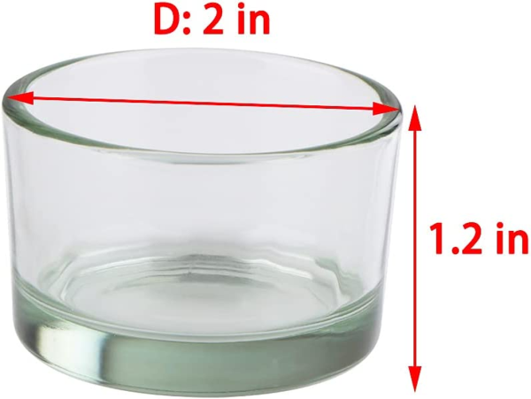 2 Pcs Hamster Food and Water Bowl Glass Anti-Turning Transparent Dish for Hamster and Other Small Pet Cheap