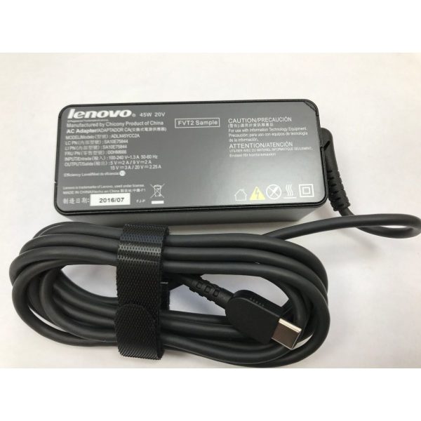 New Genuine Lenovo ADLX45UDCK2A 02DL105 ADLX45UDCU2A 00HM645 ADLX45YLC3A 00HM663 USB-C Type-C AC Adapter Charger 45W Hot on Sale