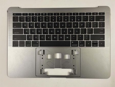 Apple MacBook A1708 2016 2017 Top Case Palmrest Space Grey With Keyboard 661-07946 For Sale