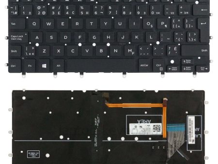 New Dell Inspiron 15 7547 7548 Canadian Bilingual Backlit Keyboard 0MWV23 MWV23 Fashion