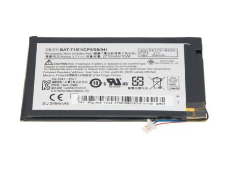 New Genuine Acer Iconia Tablet BAT-715 1ICP5 58 94 KT.0010G.002 1ICP5 60 80 KT.00103.001 Battery 10Wh Sale